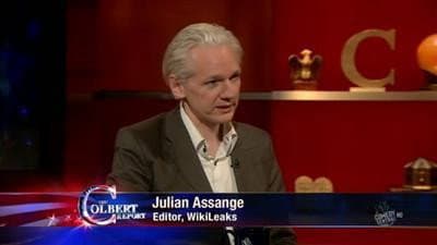Still from Jeffrey Toobin, Julian Assange