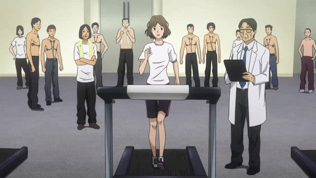 Still from The Man with the Advantage and the Running Female Doctor