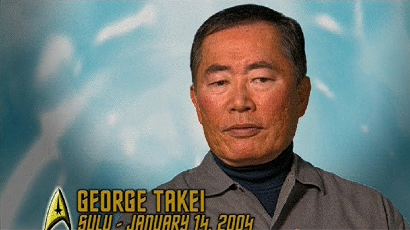 Still from Red Shirt Logs: George Takei on the Star Trek 25th Anniversary Convention