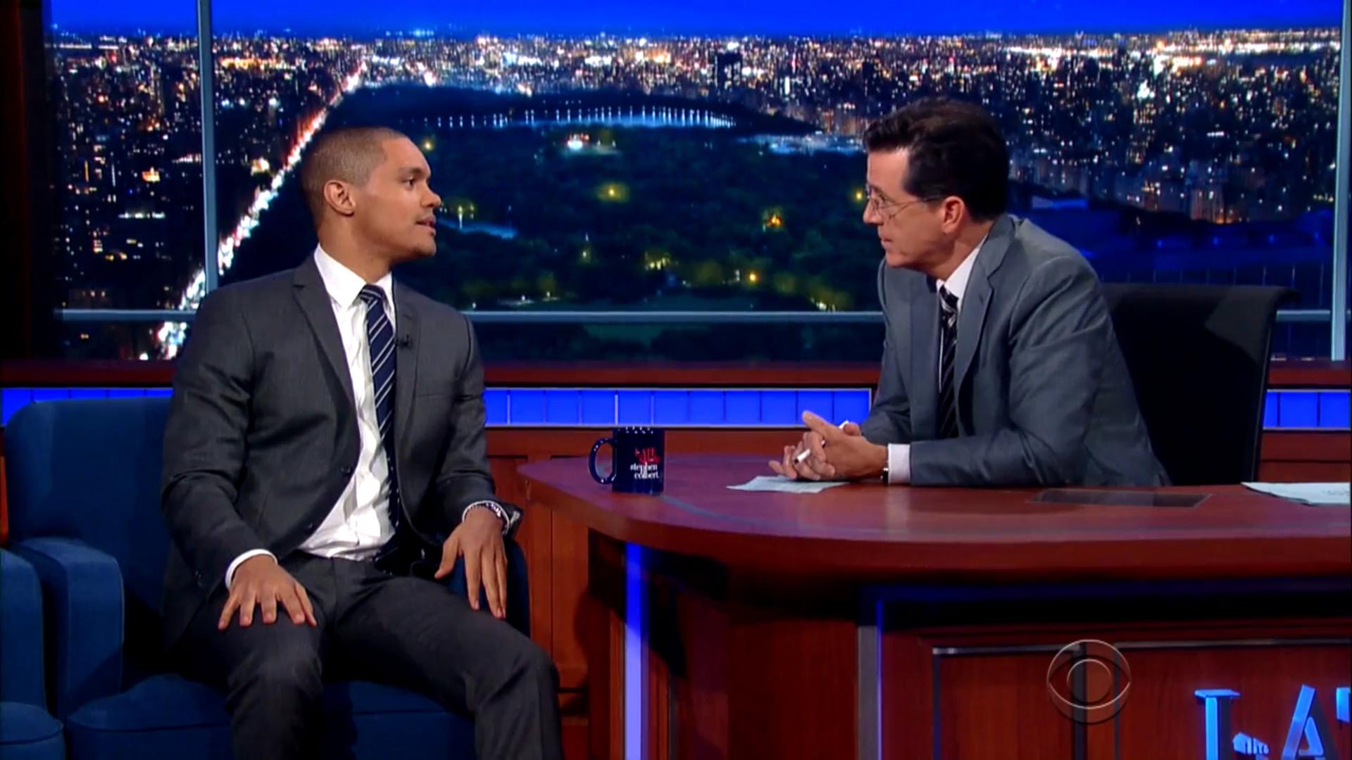 Still from Trevor Noah, U.N. Ban Ki-Moon, Chris Stapleton