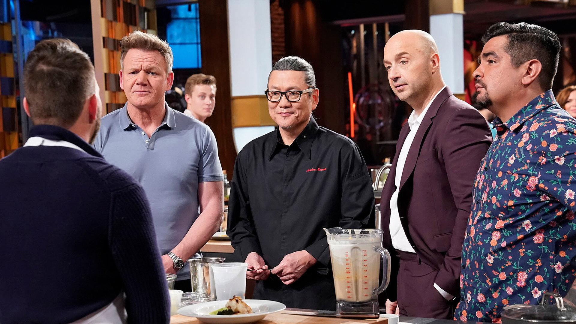 Still from Chef Morimoto: Monkfish Challenge