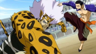 Still from Elfman vs. Bacchus