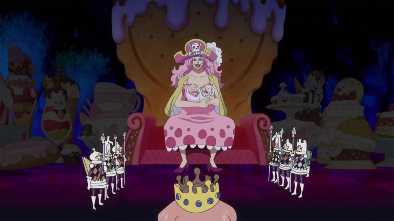 Still from The Cake Sank?! Sanji and Bege's Getaway Battle!