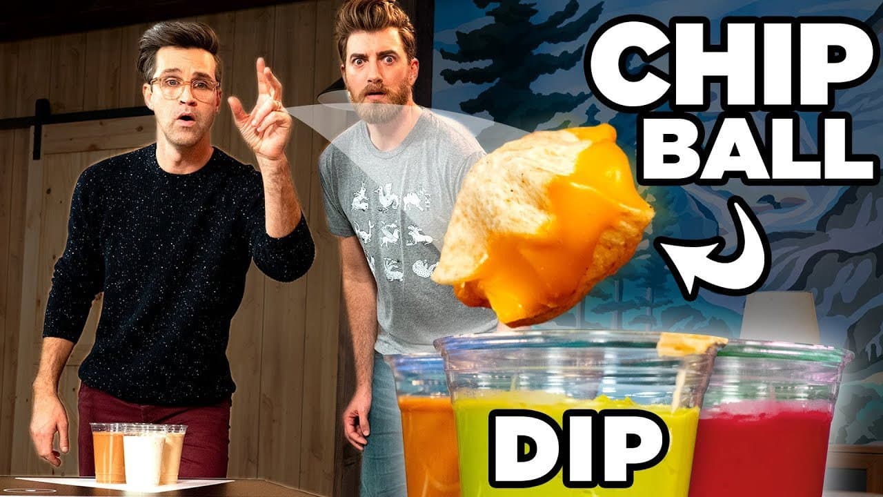 Still from Chip Dip Pong - FOOD SPORTS