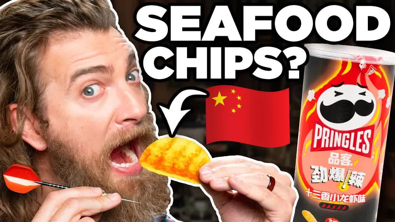 Still from International Pringles Taste Test