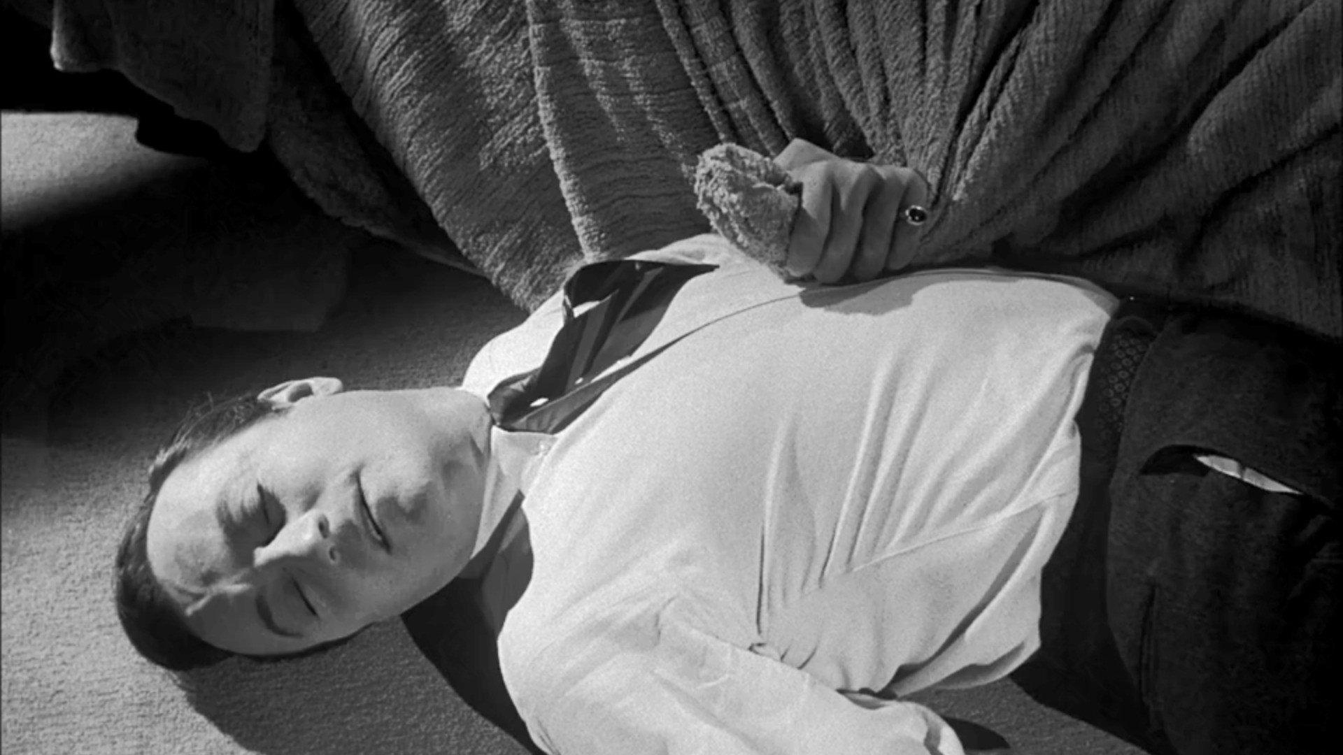 Still from The Case of the Brazen Bequest