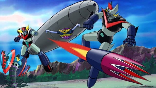 Still from Grendizer, Getter Robo G, Great Mazinger: Decisive Battle! Great Sea Beast