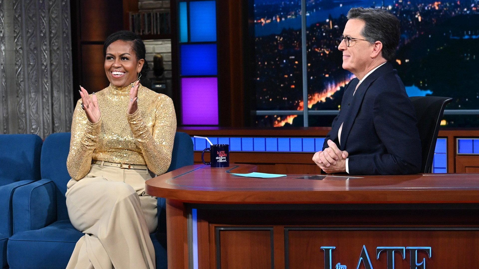 Still from Michelle Obama, Stromae