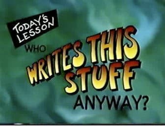 Still from Who Writes this Stuff Anyway? (Cartoon School)