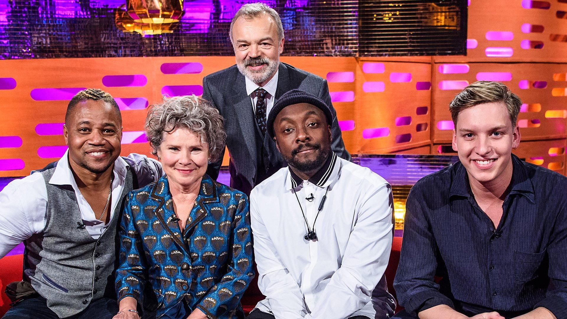 Still from Will.i.am, Imelda Staunton, Cuba Gooding Jr, George Ezra