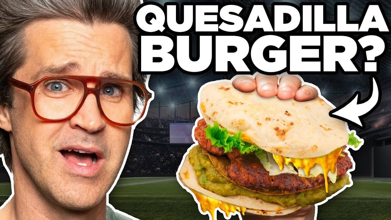 Still from Craziest Stadium Foods In America (Taste Test)