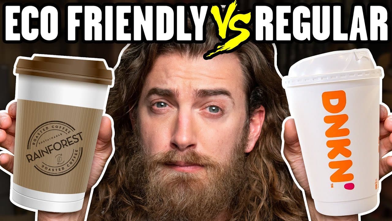 Still from Eco Friendly vs. Name Brand Taste Test