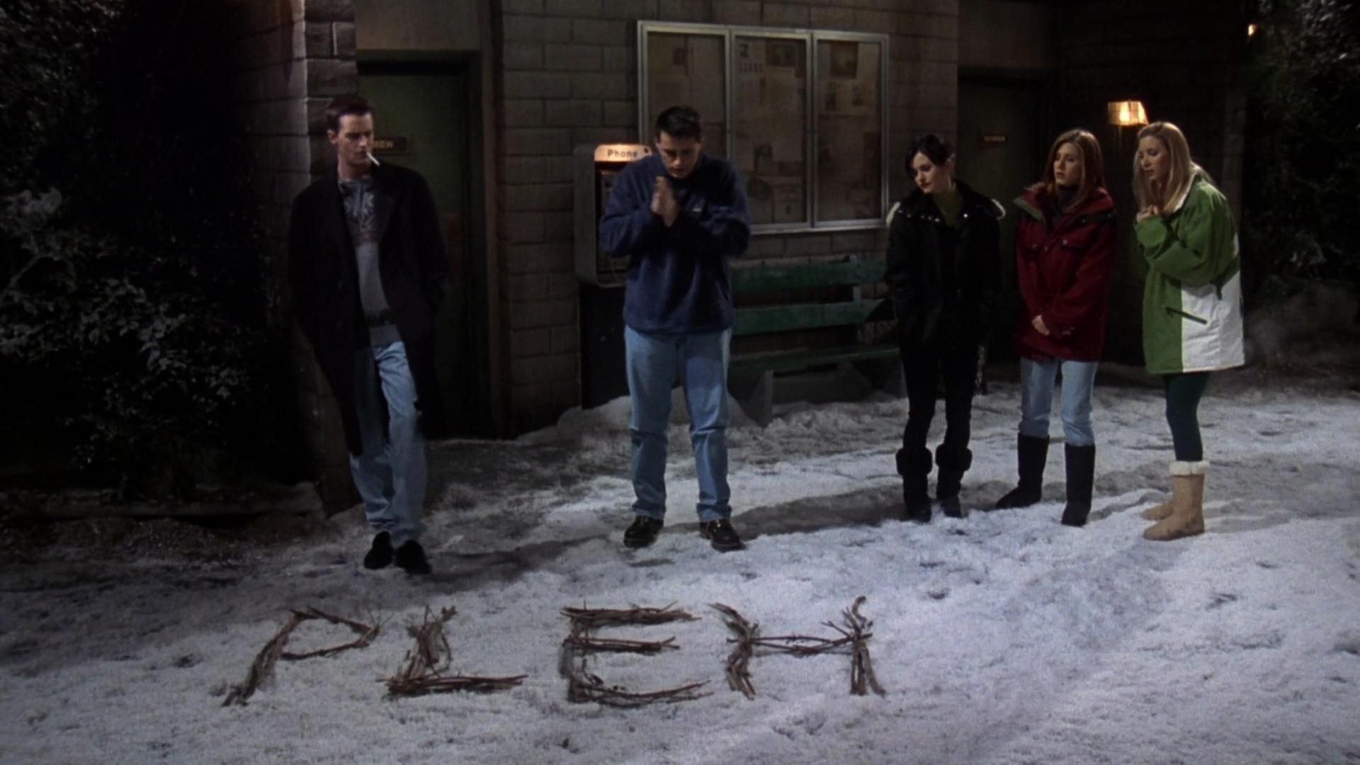 Still from The One Without the Ski Trip