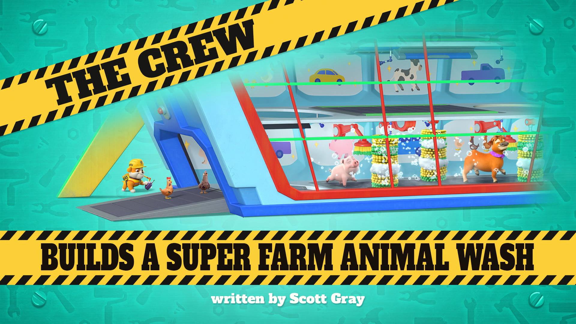 Still from The Crew Builds a Farm Animal Wash