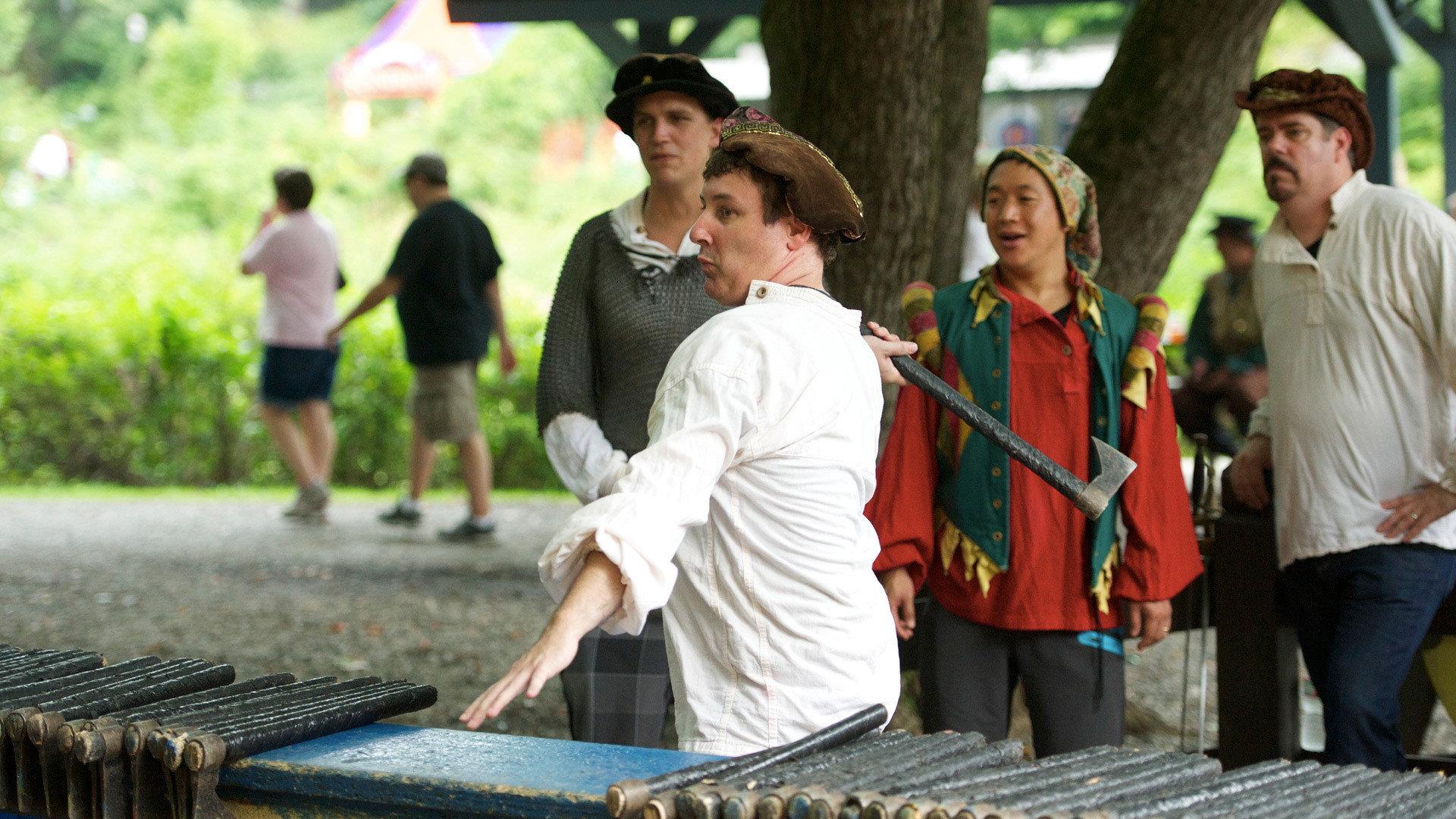 Still from Knights of the Stash