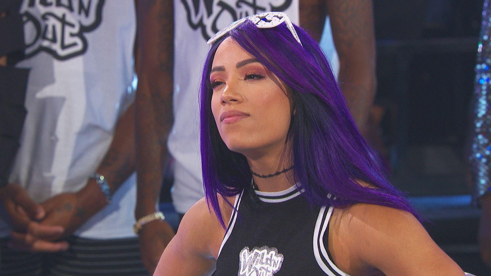 Still from Sasha Banks