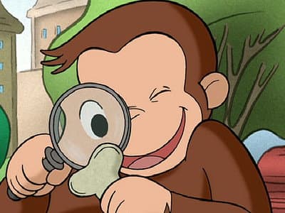 Still from Curious George and the Missing Piece