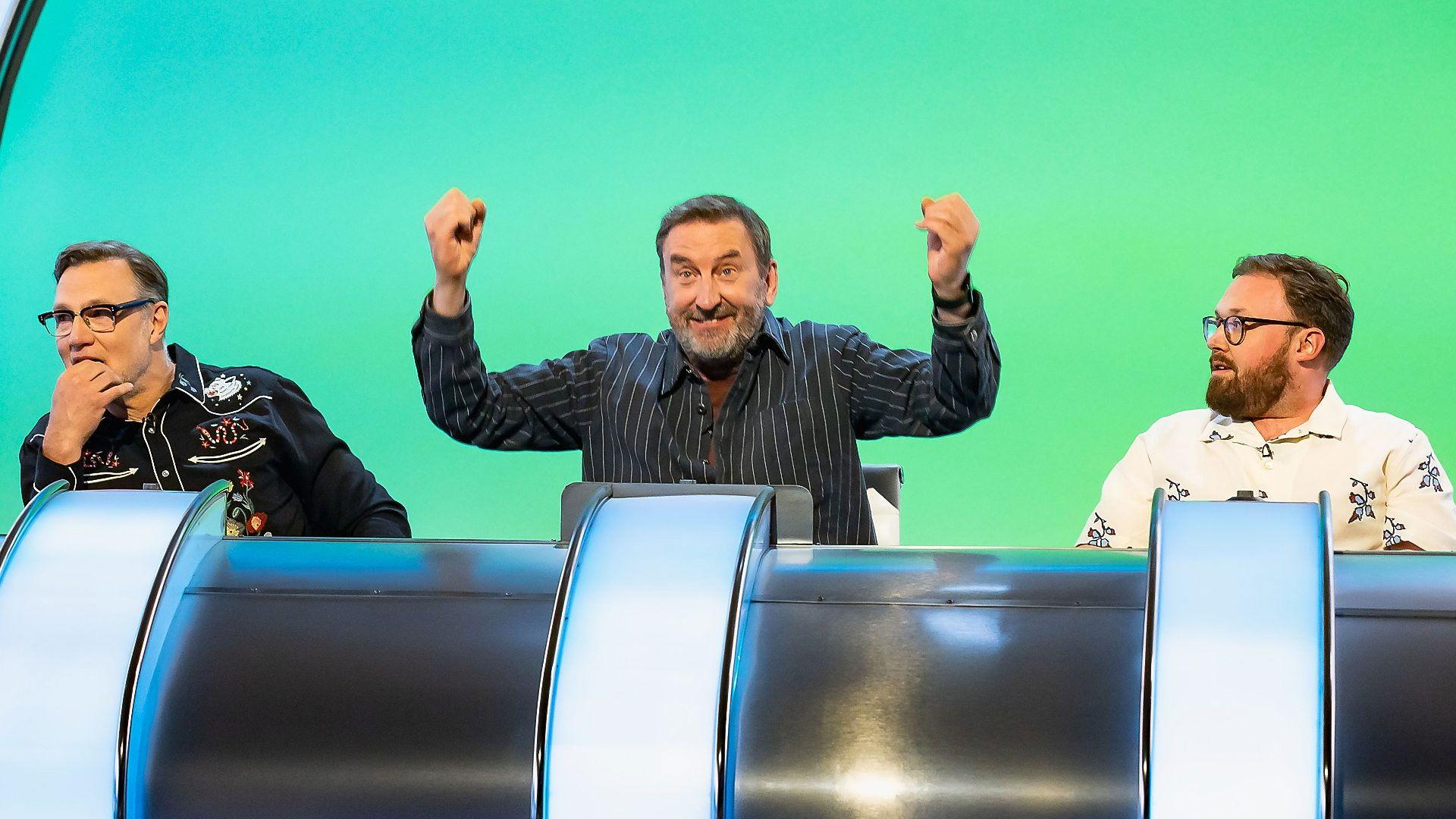 Still from David Morrissey, Holly Willoughby, John Kearns & Montell Douglas