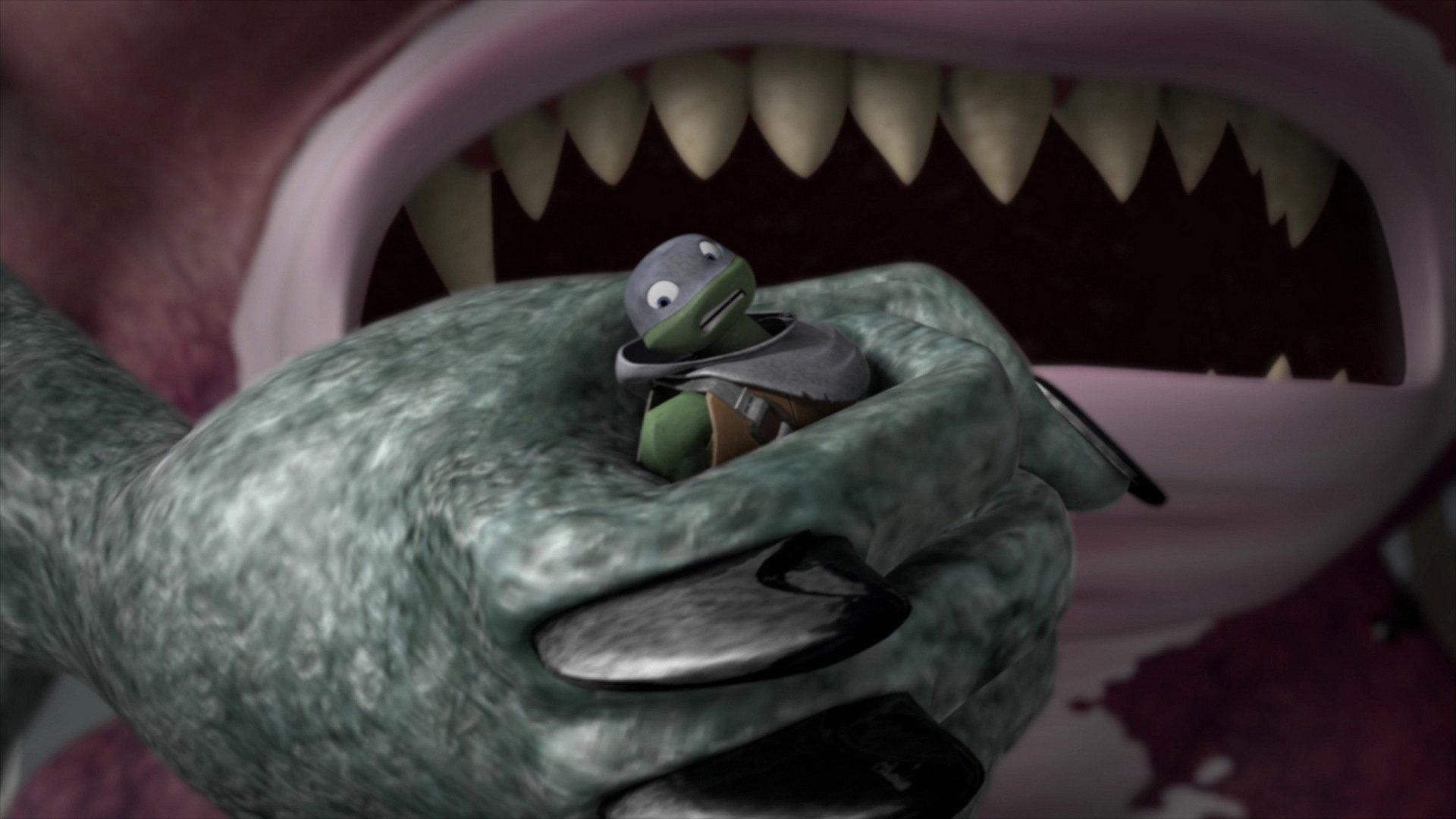 Still from Attack of the Mega Shredder!