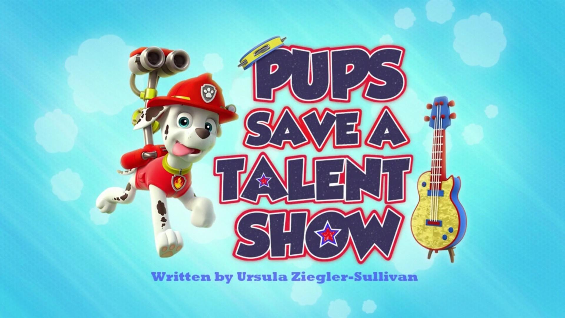 Still from Pups Save a Talent Show