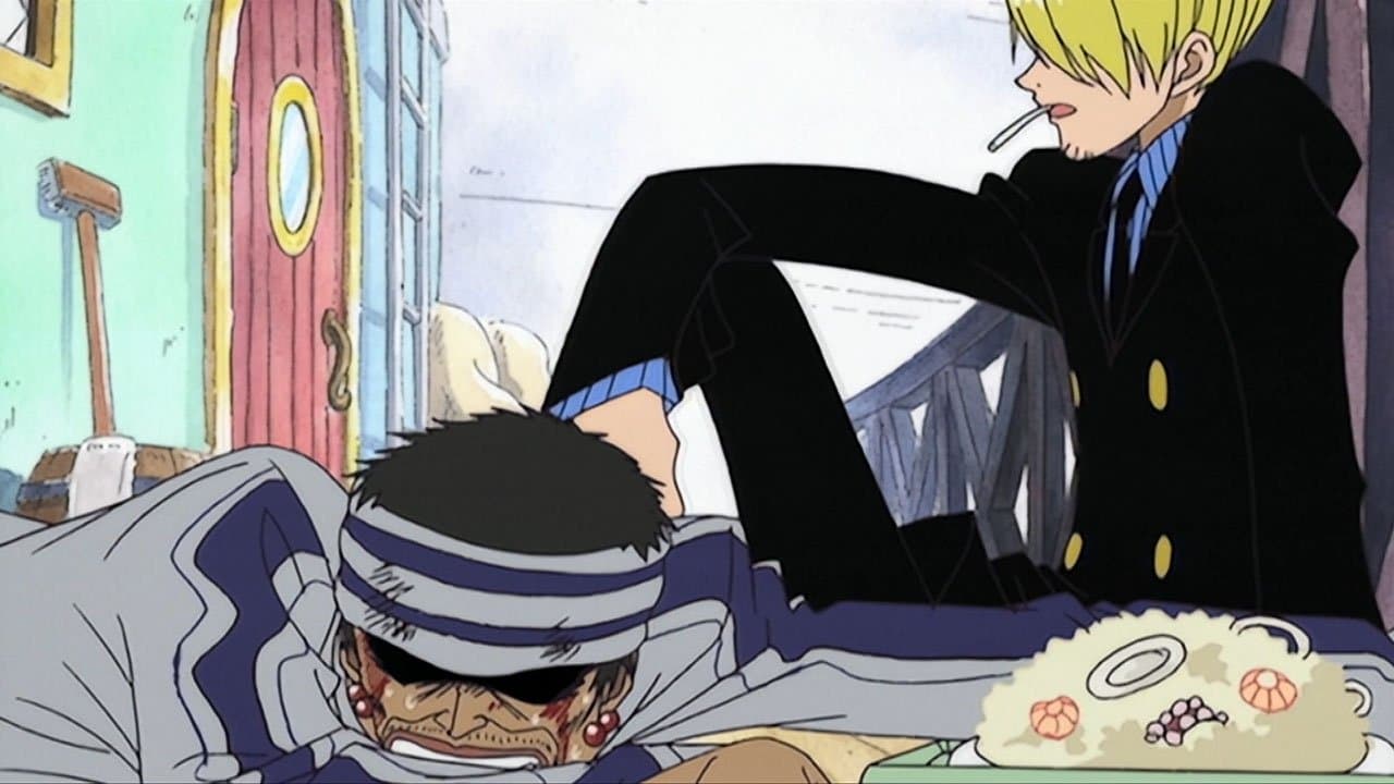 Still from Unwelcome Customer! Sanji's Food and Ghin's Debt!