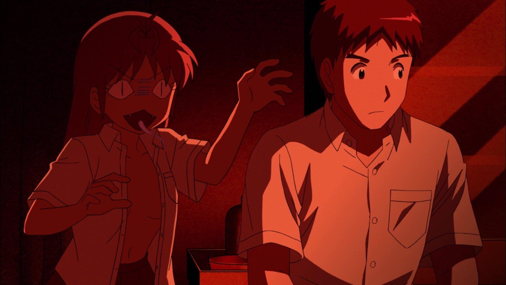 Still from Suddenly so close in the darkroom! / Passionate school festival!