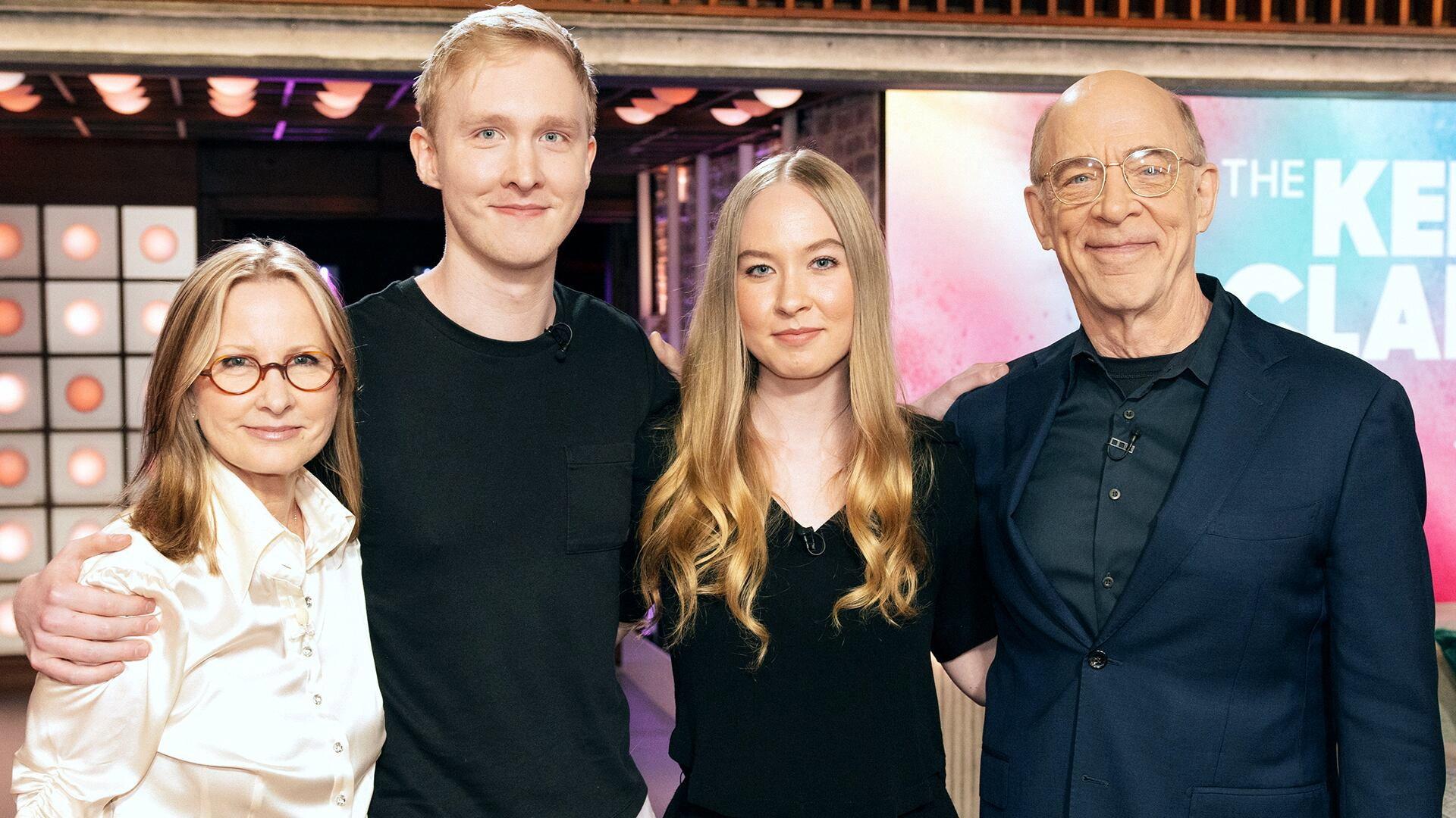 Still from J.K. Simmons, Marisa Abela