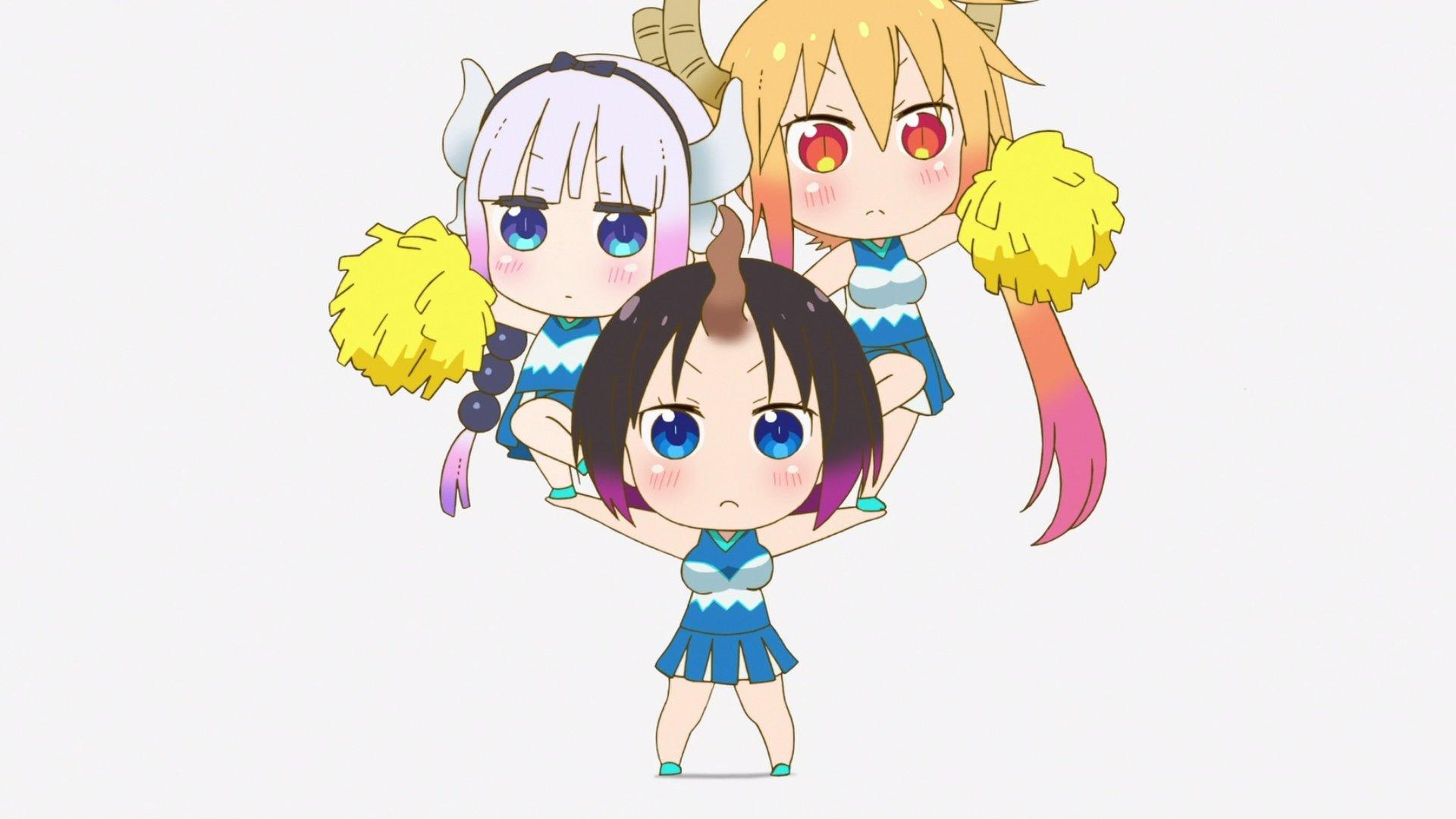 Still from Miss Kobayashi's Dragon Something - Sports