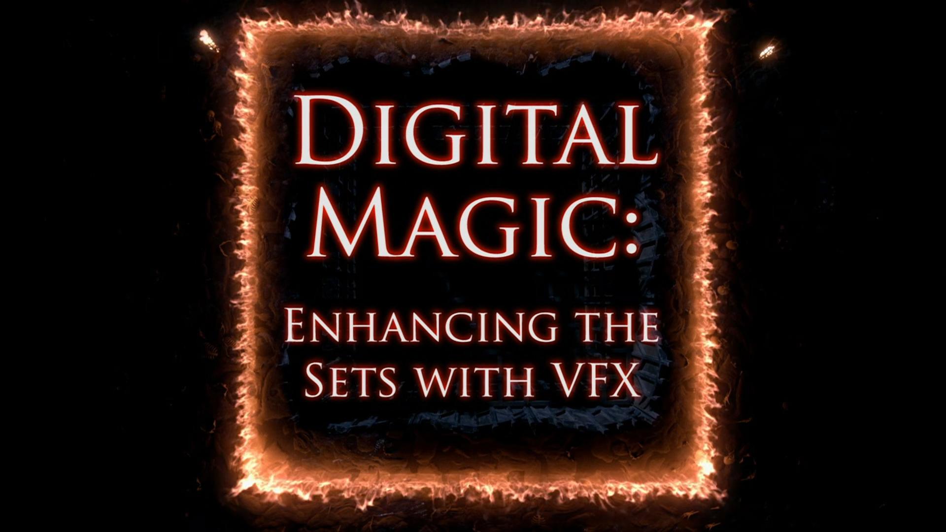 Still from Digital Magic - Enhancing the Sets with VFX
