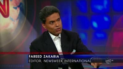Still from Fareed Zakaria