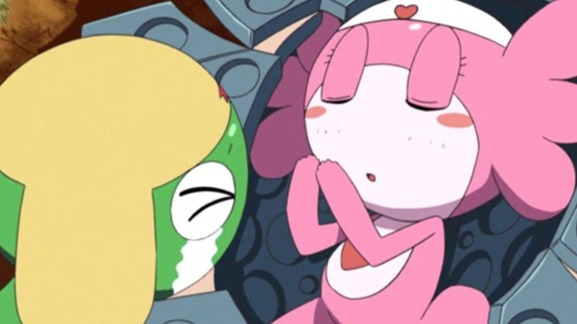 Still from Giroro: The Mobile Soldier in Love / Giroro vs. Natsumi: The Encounter