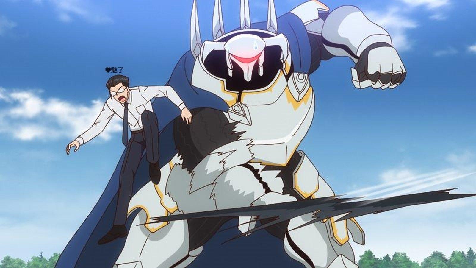 Still from A Guy Who Reincarnated as a Fantasy Knockout and Armor That Moves