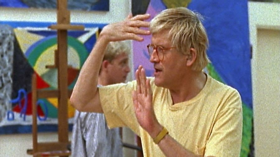 Still from David Hockney: The Colors of Music