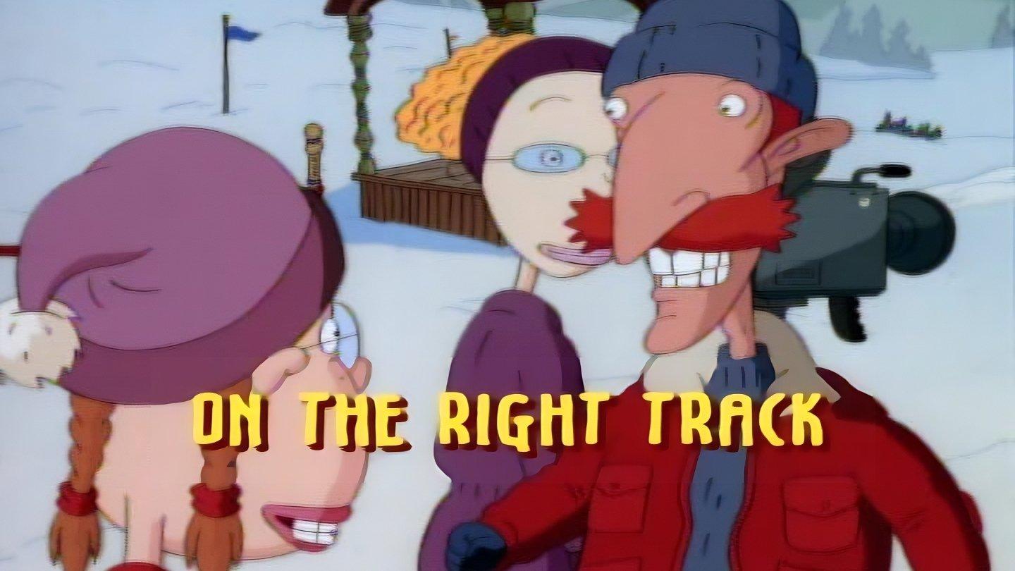 Still from On the Right Track