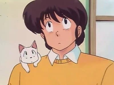 Still from Godai's Panic! The Cat Who Came to Ikkoku.