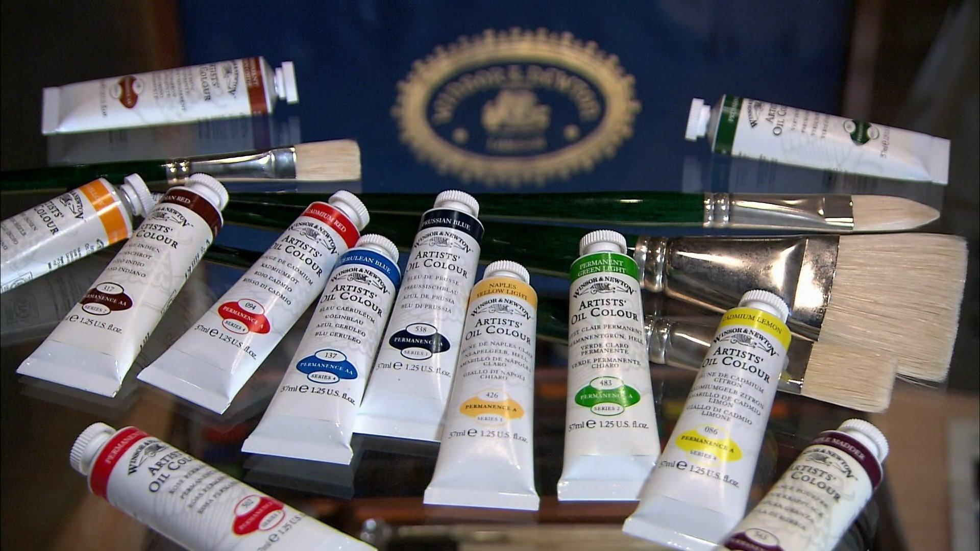 Still from Scalpels, Oil Paints, British Police Helmets, Ice Axes
