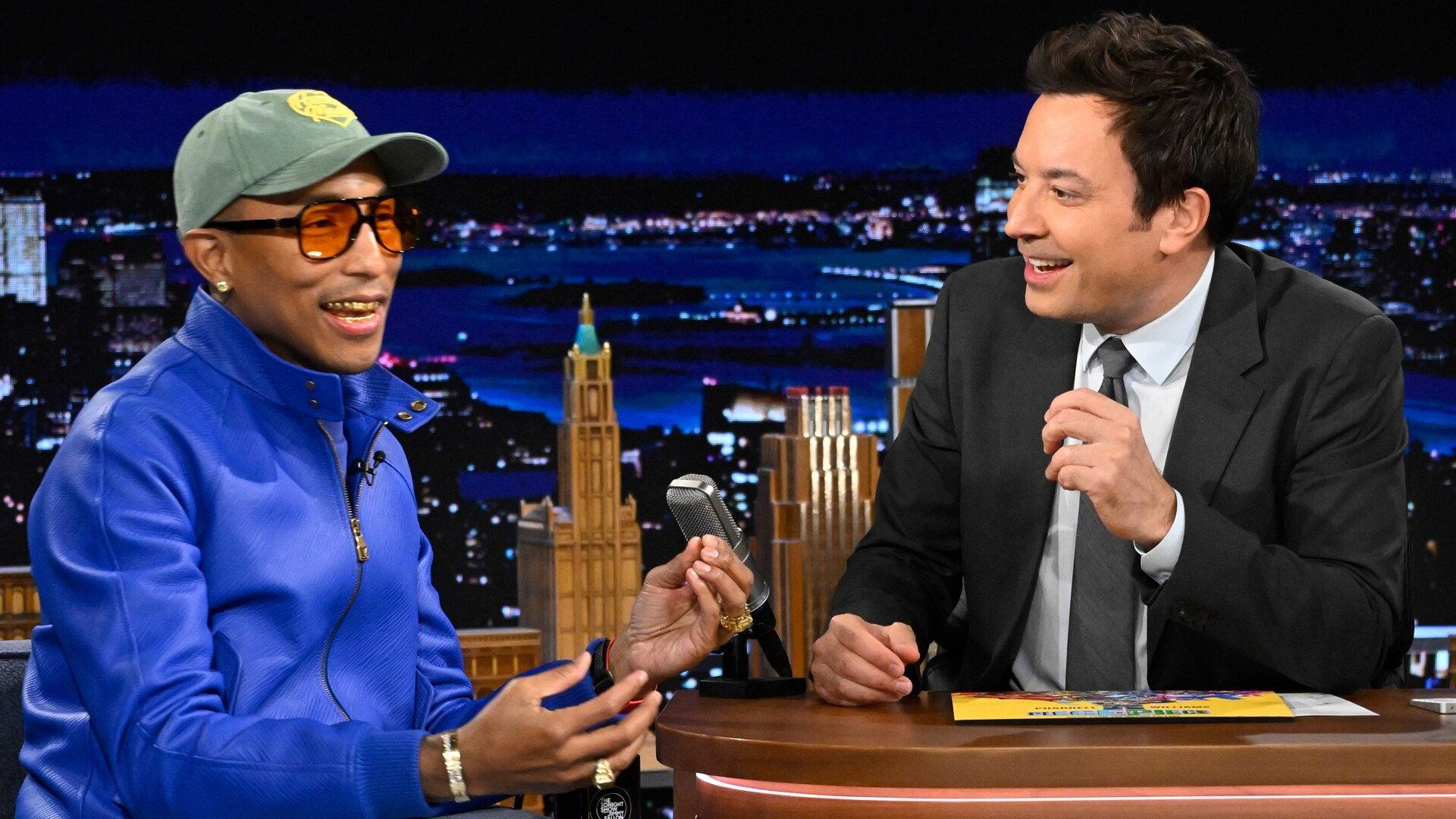 Still from Pharrell Williams, Rachel Sennott, FINNEAS