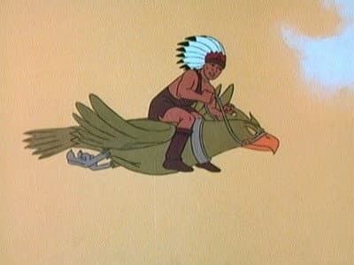 Still from The Bird Riders
