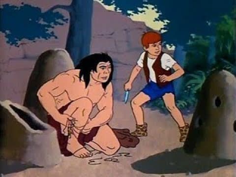 Still from The Rock Pygmies