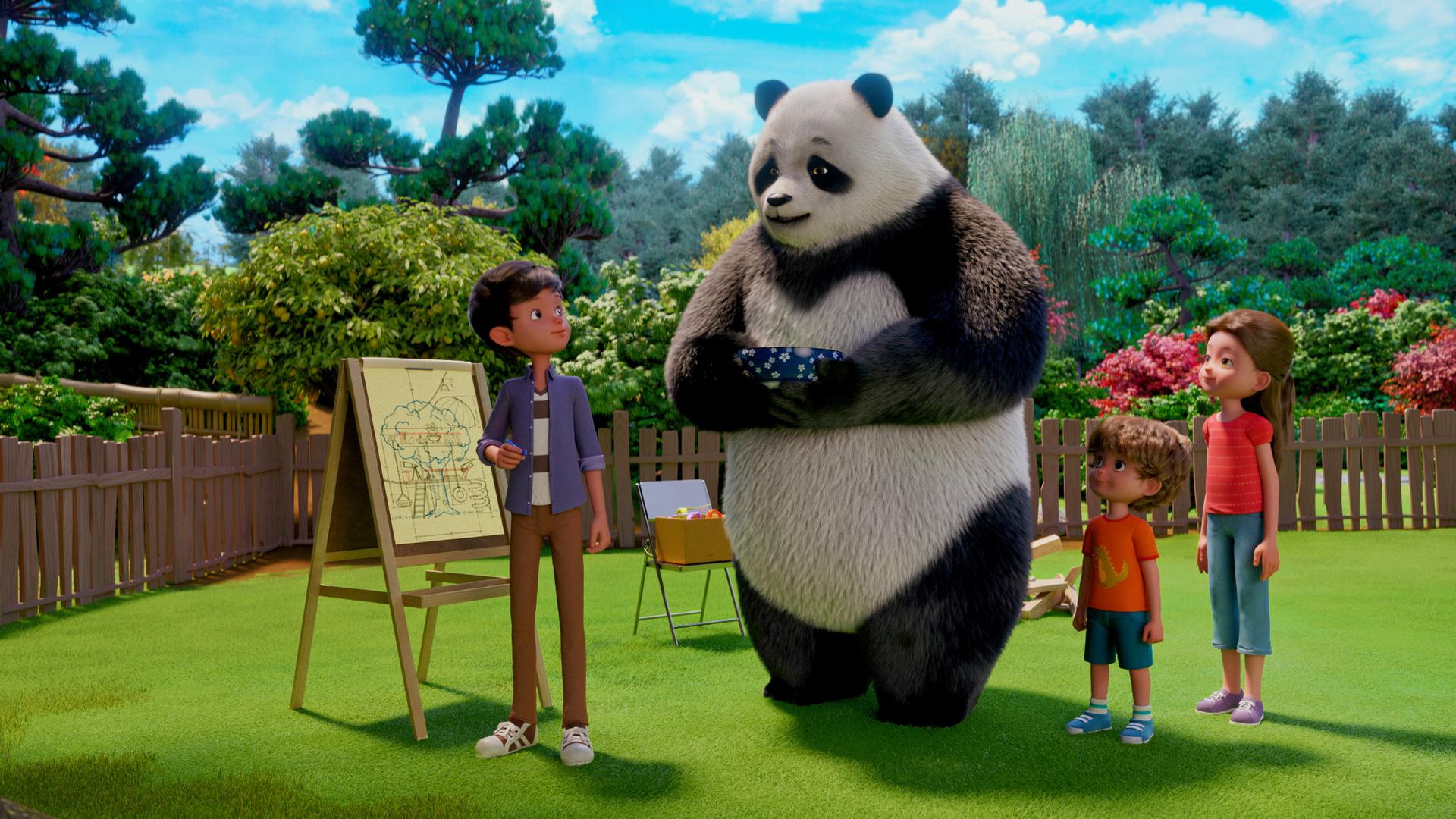 Still from Building Big / Falling Leaves