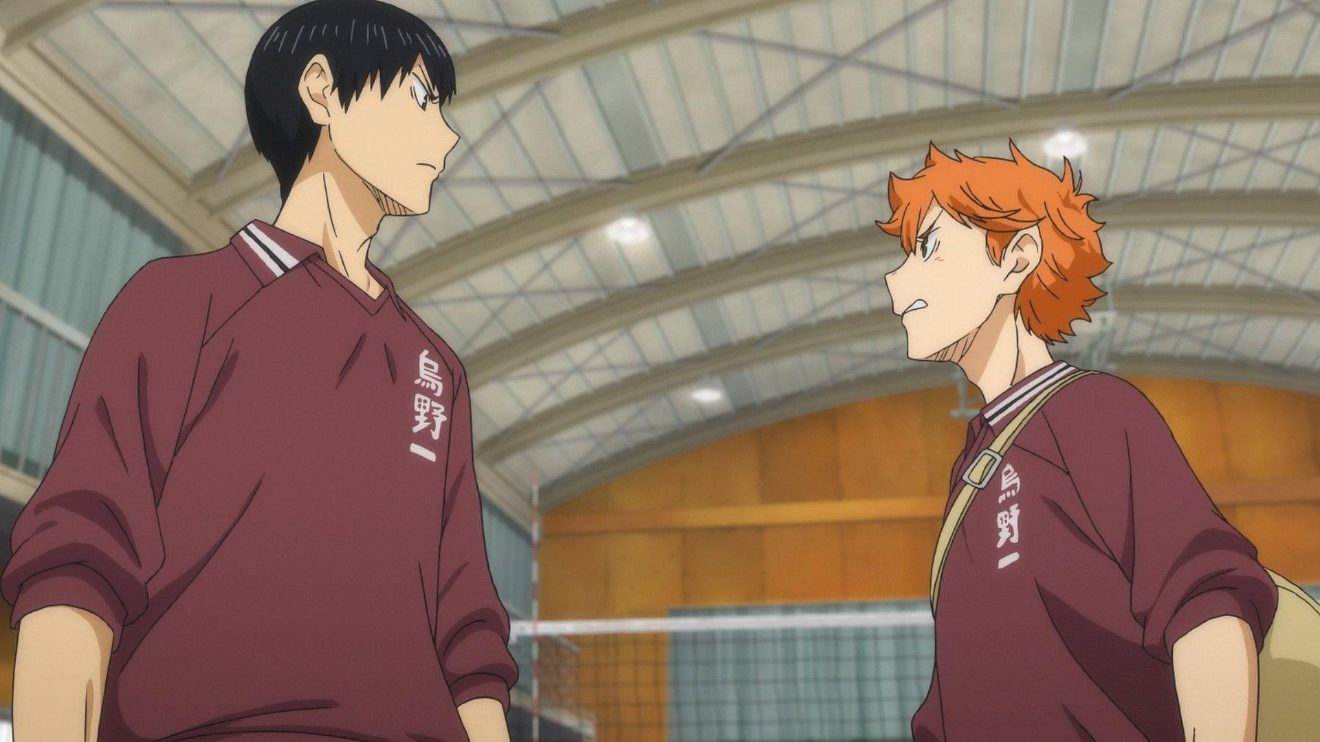 Still from Karasuno High School Volleyball Club
