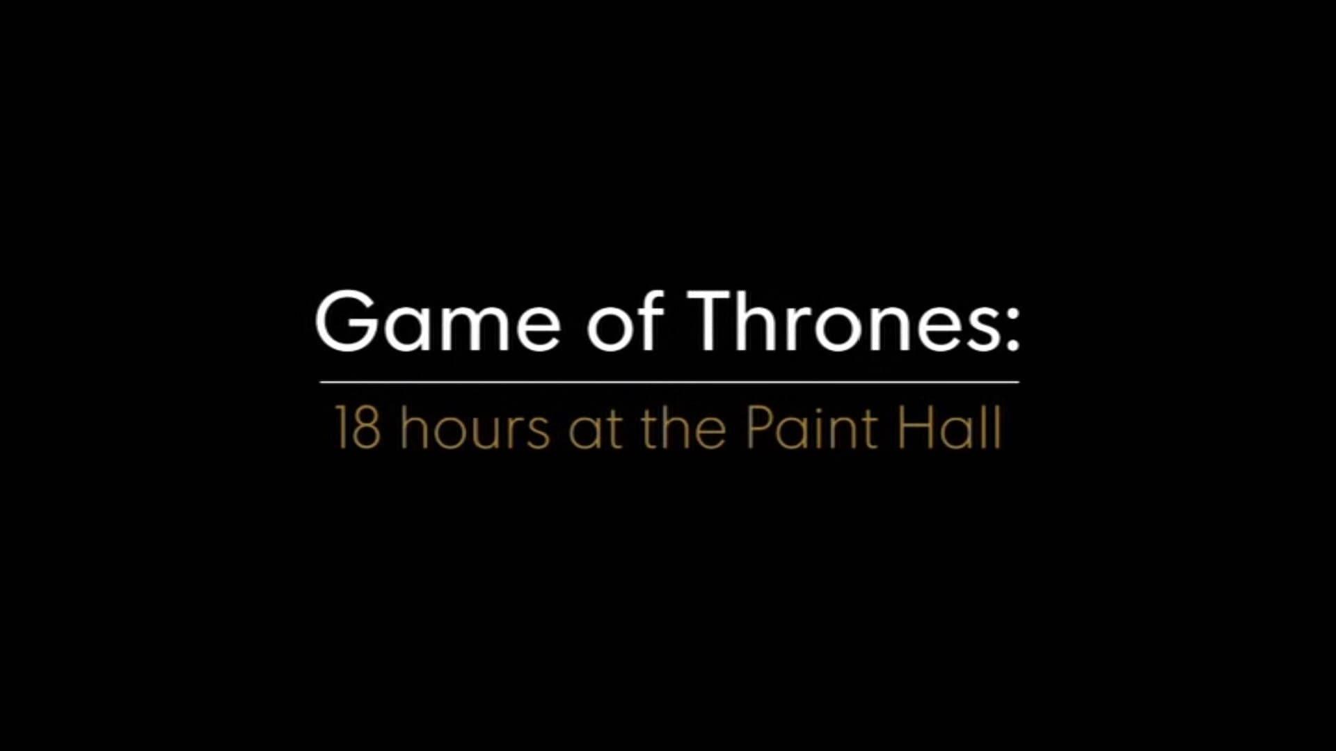 Still from 18 Hours at the Paint Hall