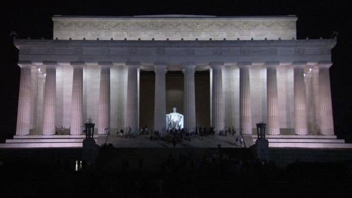 Still from Aliens and the Founding Fathers