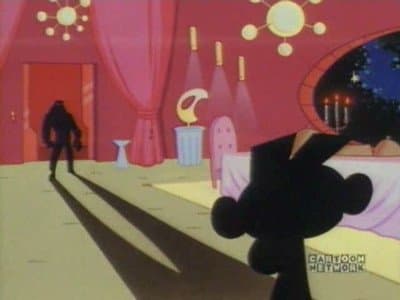 Still from Dial M for Monkey: Simion