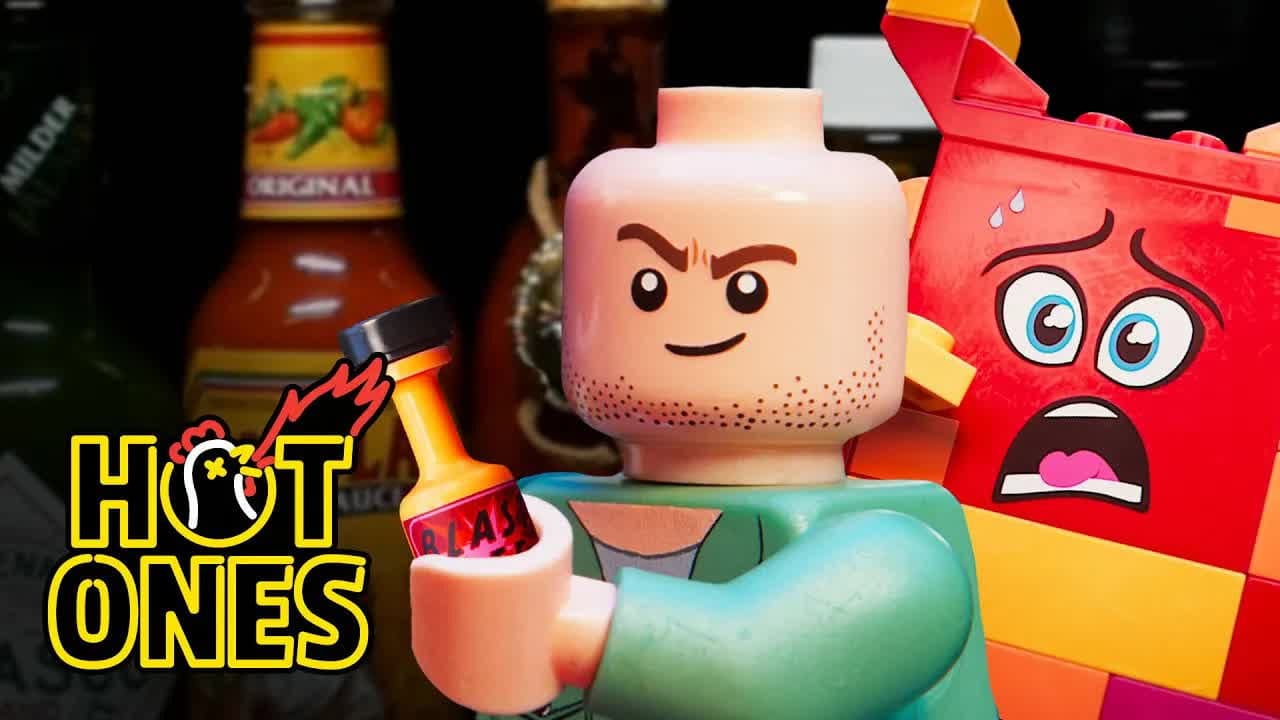 Still from LEGO Sean Evans Interviews Queen Watevra Wa'Nabi