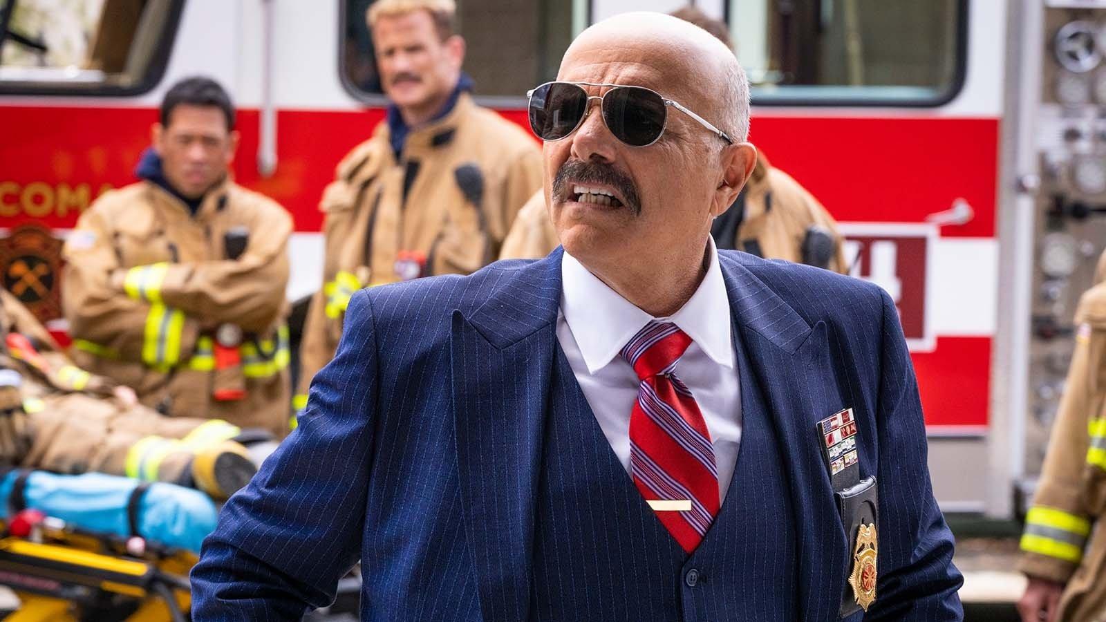 Still from Fire at the Fire Station