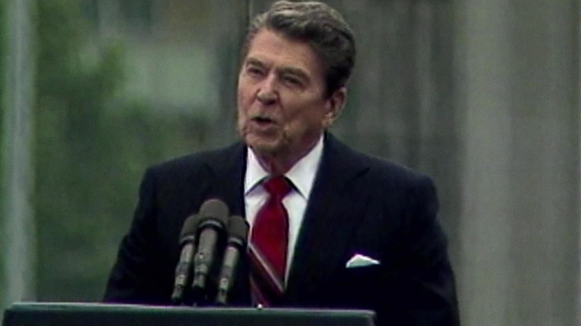 Still from Tear Down This Wall