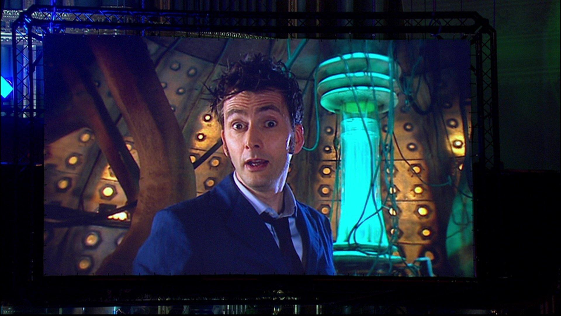Still from Doctor Who at the Proms