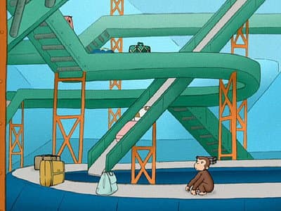 Still from Curious George Takes a Vacation