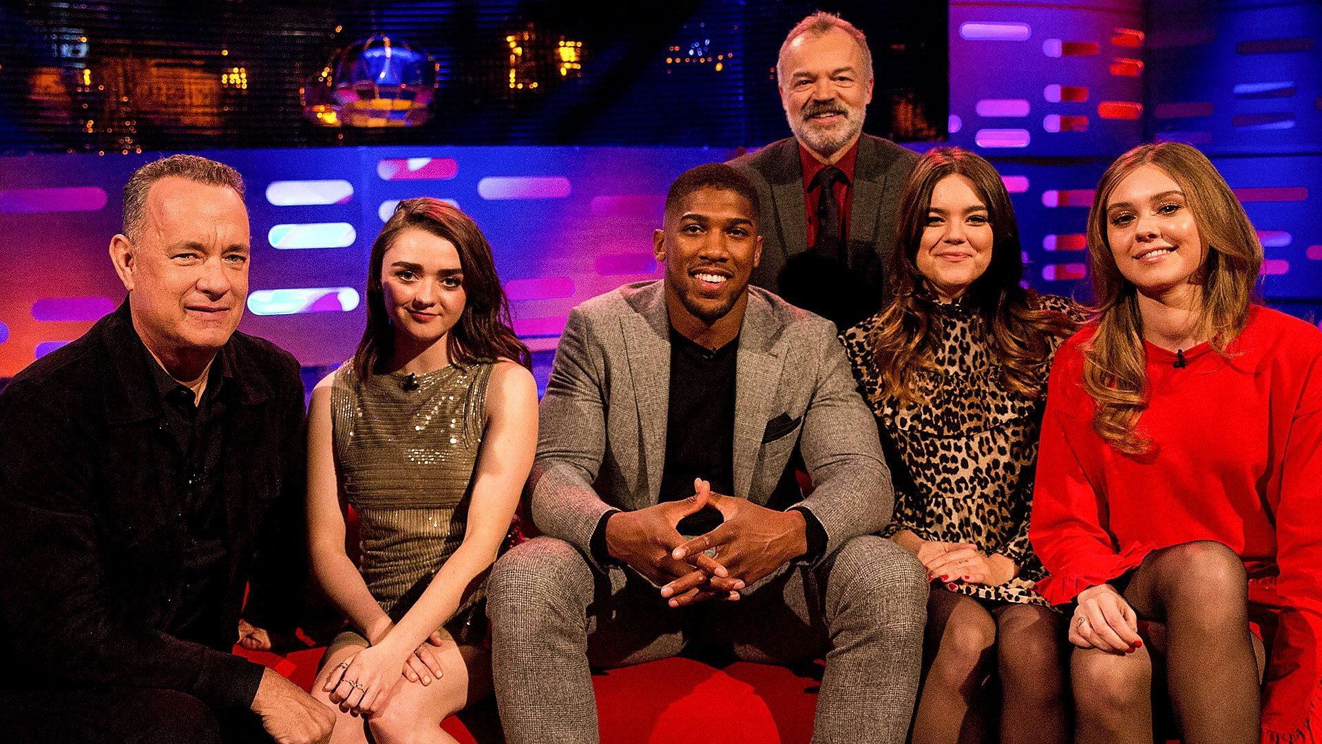 Still from Anthony Joshua, Tom Hanks, Maisie Williams, First Aid Kit